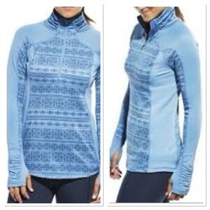 Calia Carrie Underwood Kyodan Blue Half Zip Top
